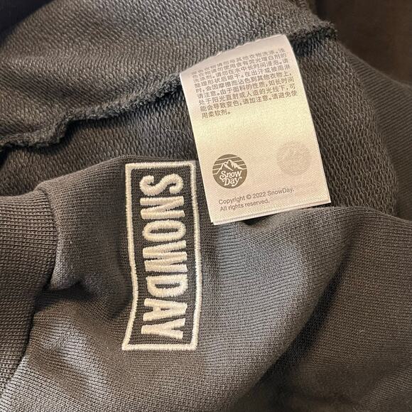 •NWT• SNOWDAY WORLDWIDE STREETWEAR BLACK HOODIE • MENS 2XL - Picture 12 of 13